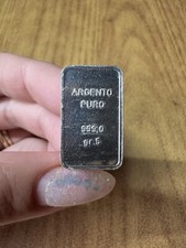 LINGOTTO LINGOTTINO FINE SILVER 5 gr ARGENTO FINO 999