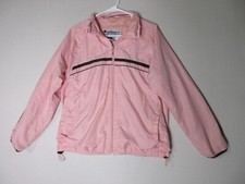Champion Womens Pullover Full Zip Windbreaker Jacket Long Sleeve Collared Size M
