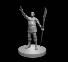 Male Commoner Mini - DND - Pathfinder - Dungeons Dragons - RPG - Tabletop - mz
