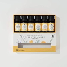 Pet-Friendly Aromatherapy Essential Oils Collection - Cedarwood, Chamomile, Fran