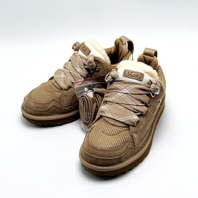 NEW* Unisex Youth Kids UGG Lowmel Suede Sneakers Sand (1152410K