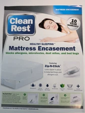 4, Clean Rest Mattress Encasements Twin   New Sealed
