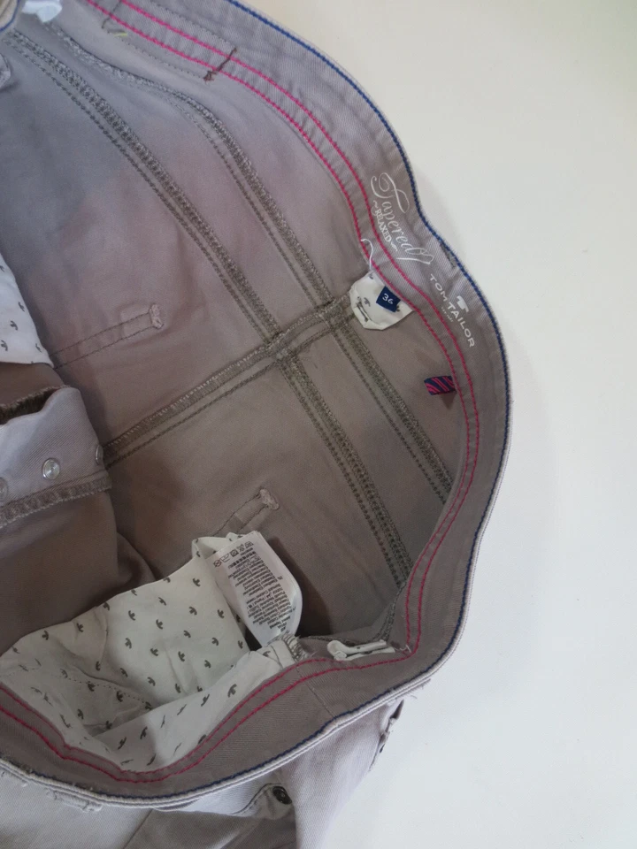 TOM TAILOR Stretch-Hose tapered relaxed Twill-Jeans boyfriend Gr.36 hell-grau /K - Image 4 of 4