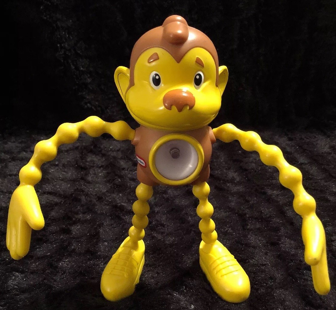 Little Tikes Flashlight Twisty-Glo MONKEY Yellow & Brown Light