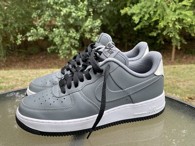 MNike Air Force 1 by You Men s Size 7 Gray White Athletic Sneakers CT7875-994