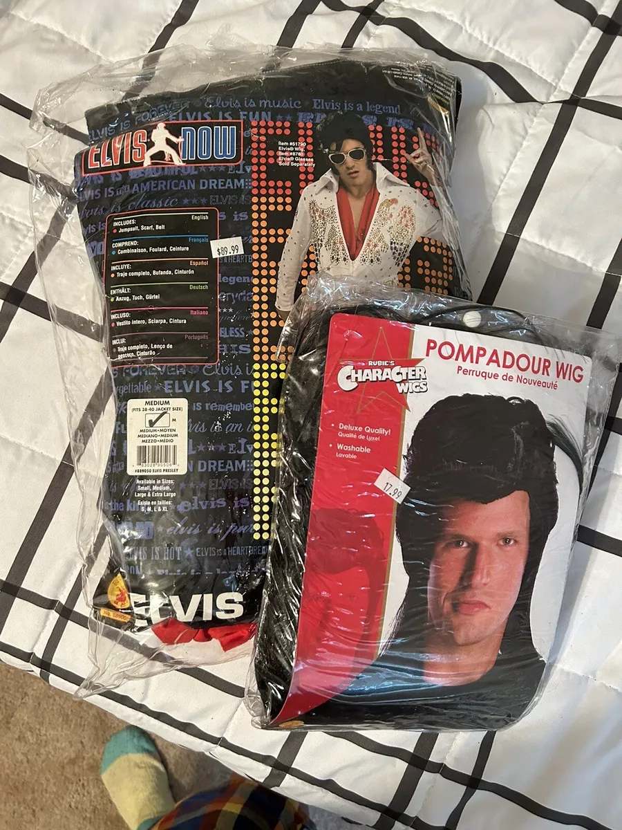 White clearance elvis wig