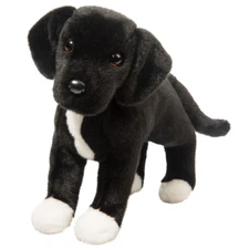 Twister 17" Black Lab Pit Bull Mix Plush Stuffed Animal Douglas Dog Rescue Pup