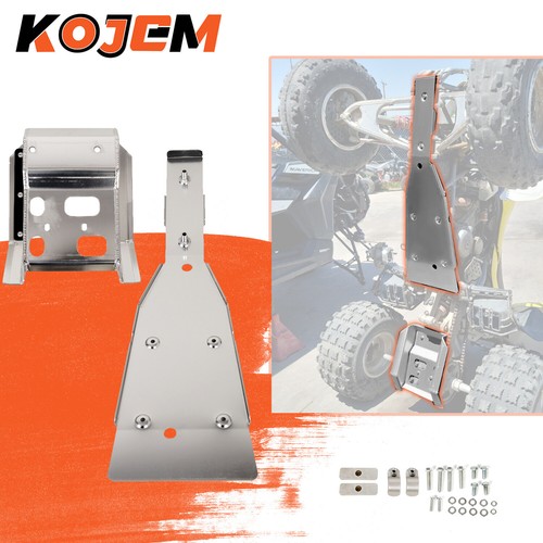 Full Chassis Glide & Swing Arm Skid Plate Guard Combo For LTZ400 KFX400 DVX400