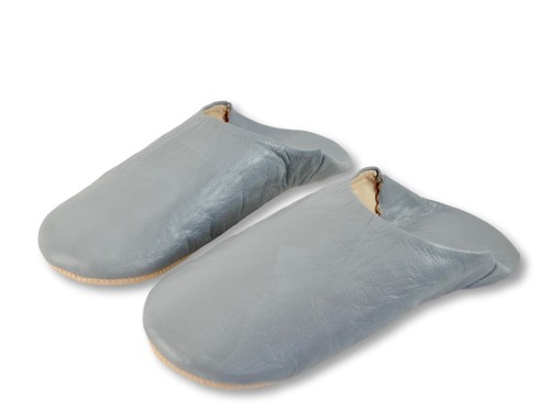 MOROCCAN LEATHER BABOUCHE SLIPPERS SHEEPSKIN SLIDES MULES WOMENS **HANDMADE** - Picture 183 of 205
