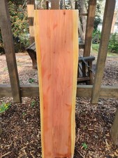 Cedar slab thick slab  Live Edge Bench slab