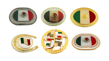 6 Pcs Mexico Flag Belt Buckles Mexican Mother Anniversary Wholesale Lot Western
