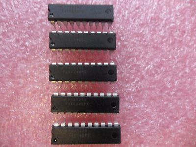 74AC240PC IC OCTAL BUFFER LINE DRIVER 20-PIN DIP ( 10 pcs PER LOT)