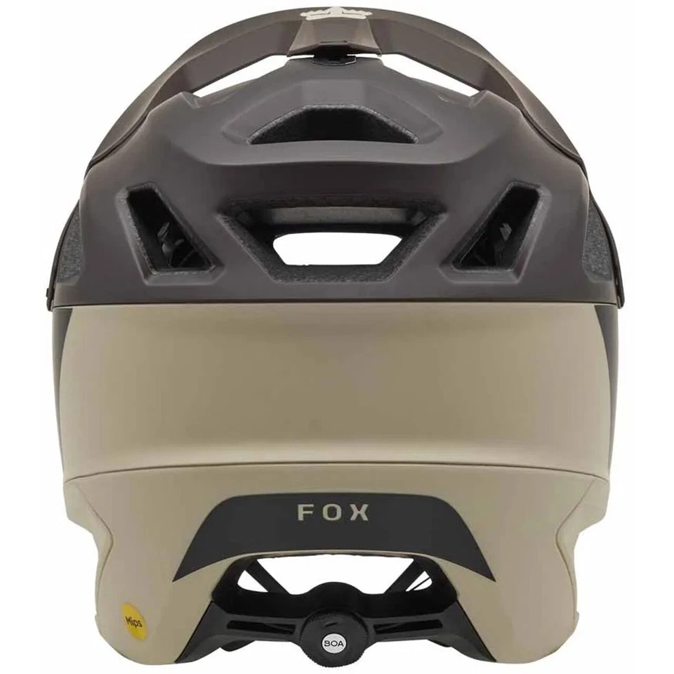 Fox SALE $259.95 (RRP$399) Dropframe Pro NYF Cream Helmet Large - Image 3 of 4