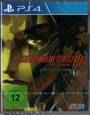 Shin Megami Tensei III Nocturne HD Remaster (Sony PlayStation 4, 2021) PS4