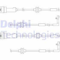 Delphi LZ0146 Warnkontakt, Bremsbelagverschleiß FüR Opel