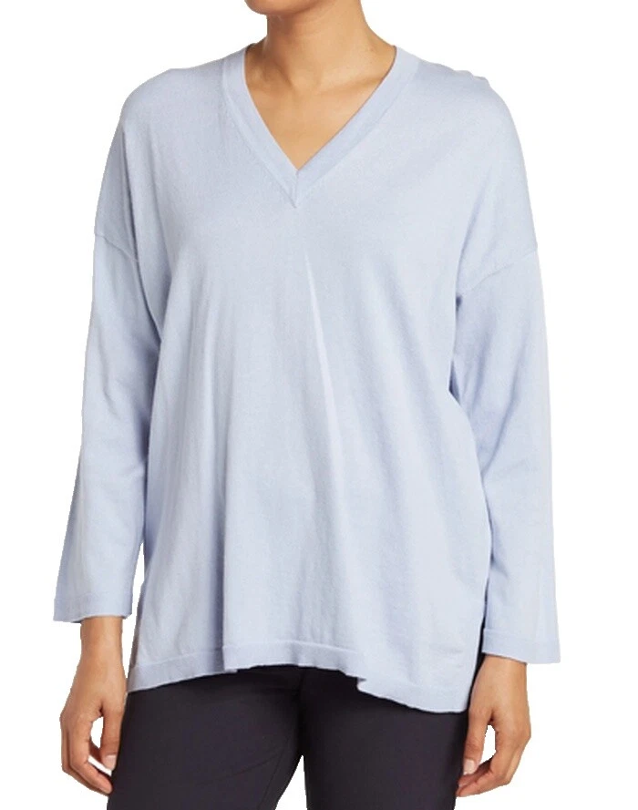 Suéteres para mujer Eileen Fisher lisos 100 % algodón