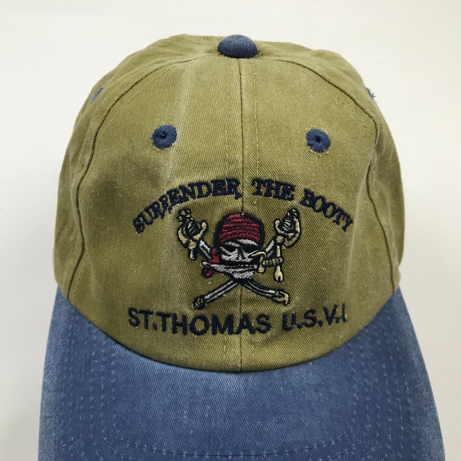 St Thomas Hat Cap Strapback Brown Adjustable Men … - image 2