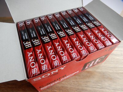 10 x SONY HFB 90 BOX TYP I AUDIO LEERKASSETTEN MCs TAPES NEU & OVP VINTAGE RETRO
