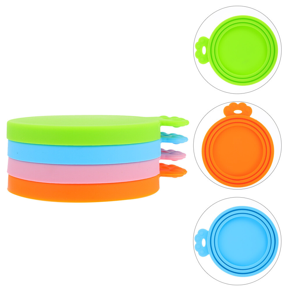 Can Lid Cat Food Lids Pet Food Storage Containers Pet Seal Cover eBay