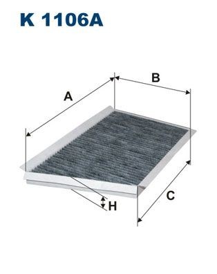 Innenraumfilter Aktivkohle 335Mm FüR Mercedes W203 Cl203 S202 S203 Clk C209-image