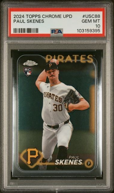 Paul Skenes - 2024 Topps Chrome Update Series #USC88 Rookie - (RC) PSA 10 GEM MT