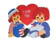 Vintage Raggedy Ann And Andy Poster