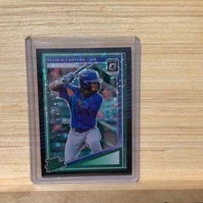 2025 Donruss Optic✨SP-Rated Prospect Black Disco Prizm✨#122 Kevin Alcantara A-8