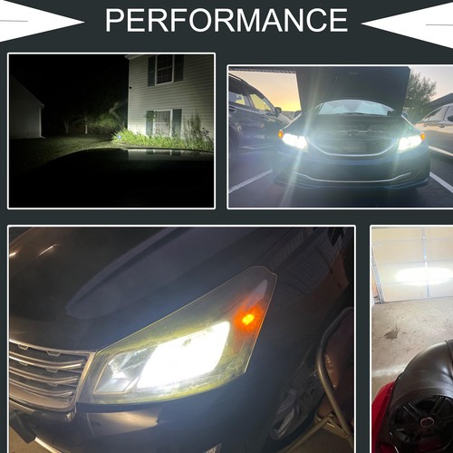 LED Headlight Bulbs Hi-Lo Beam Fog light Combo For Chevrolet Malibu 2013-2015 - Picture 2 of 12