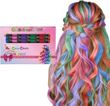 New Hair Chalk Comb Temporary Hair Color Dye for Girls Kids, Washable Hair Chalk