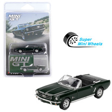 Mini GT 1:64 Ford Mustang Convertible 1964 Highland Green #1166