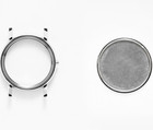 30mm glass Silver Watch Case back cover waterproof ring  for GL22 Movement — photo 2
