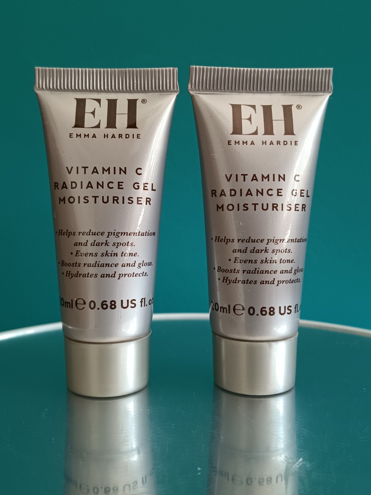 EH Emma Hardie Vitamin C Radiance Gel Moisturiser 20ml x 2 Foil-Seal £44rrp 💖