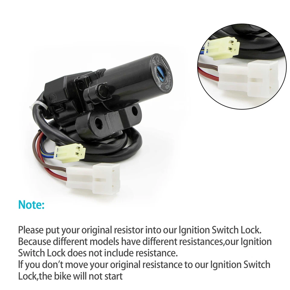 Ignition Switch Gas Cap Lock Set Fit For Yamaha YZF R1 2002-2003 R6 2003-2005 Foto 2 de 4