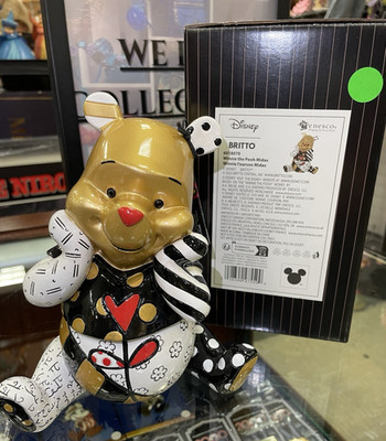 Disney Britto Winnie the Pooh Midas Figurine 6018070 Enesco w/ Box