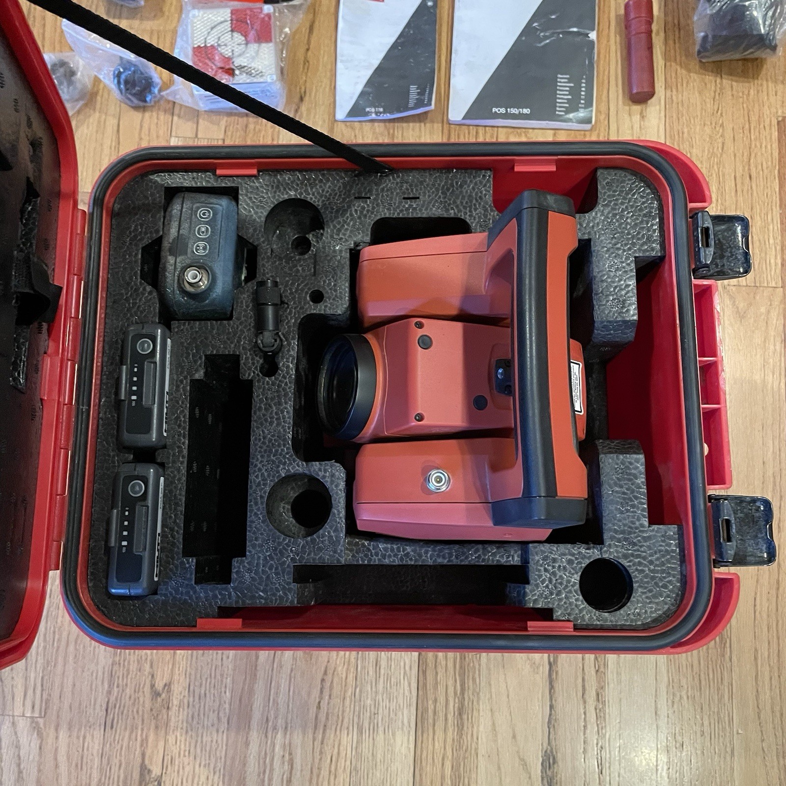 Hilti POS 180 Robotic Total Station 3" Survey Layout - Tested Working - 2x POA 9