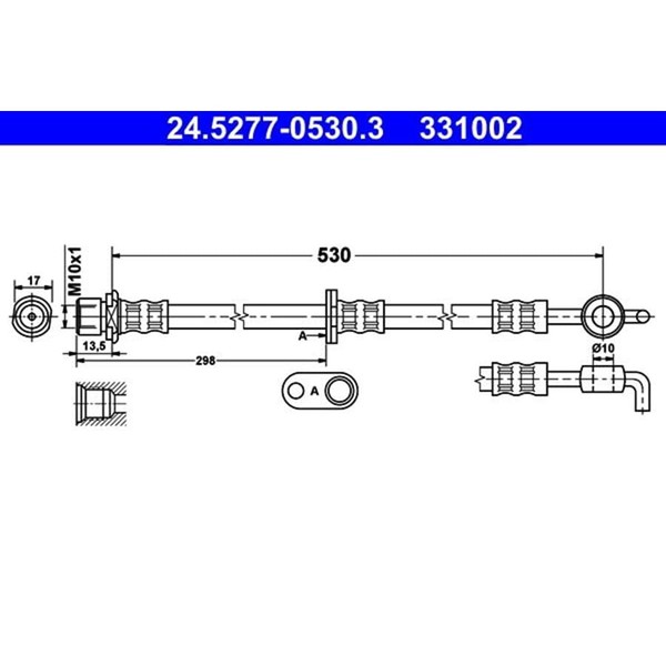 ATE 24.5277-0530.3 Bremsschlauch-image