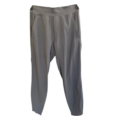 Lululemon Men's Jogger Pants  M Gray Sporty Athleisure Activewear Hiking Stretch
