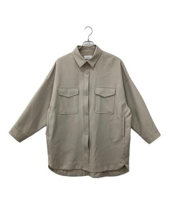 emmi atelier                    Big silhouette CPO shirt jacket beige 13WFJ24109