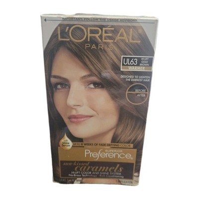 L'Oreal Superior Preference Sun-Kissed Caramels, UL63 Hi-Lift Gold Discontinued