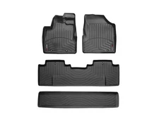 WeatherTech FloorLiner for 2006-2014 Honda Ridgeline - 1st & 2nd Row, Black