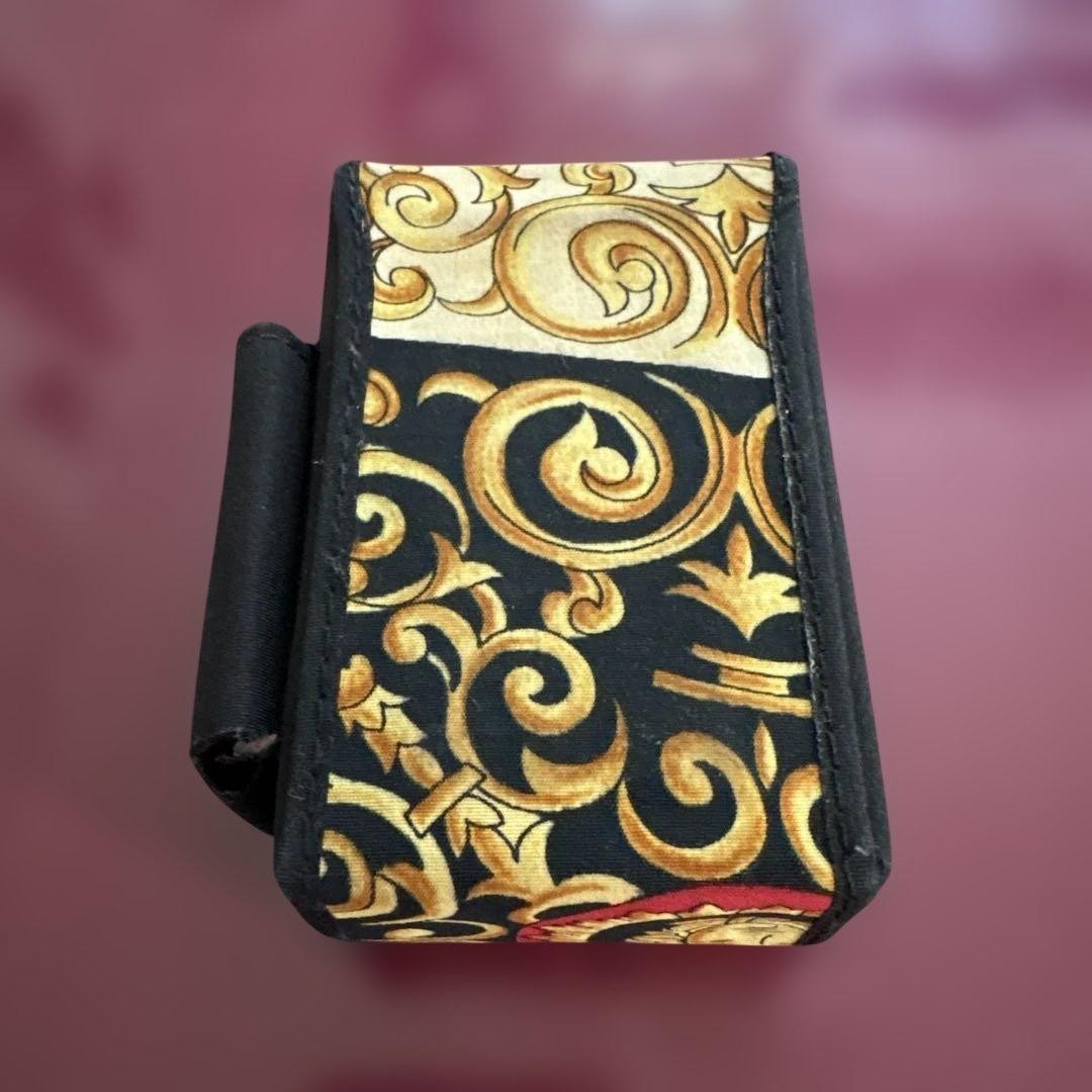 Versace Vintage Baroque Pattern Cigarette Case Go… - image 2