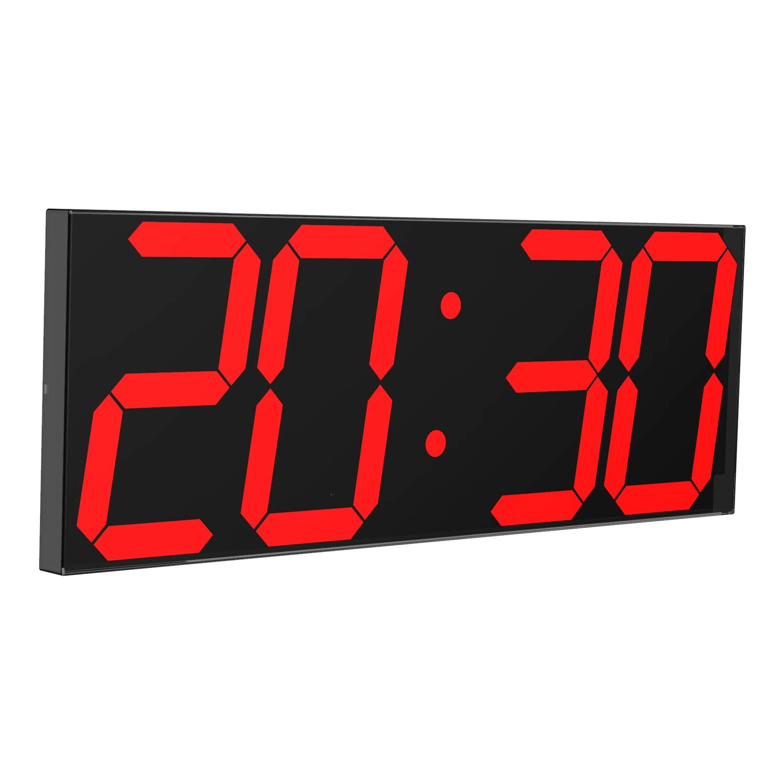 LED Large Digital Wall Clock, Oversize Wall Clock with 6†Numbers, Remote Con
