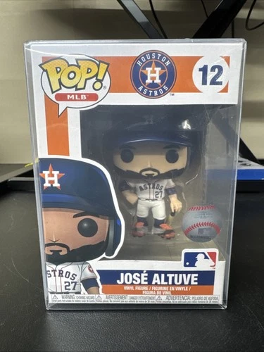Jose Altuve #12 Houston Astros White Jersey MLB Funko Pop! with Protector
