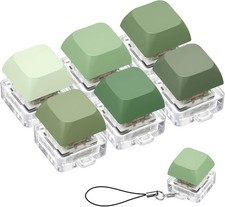 Durable 6-Color Fidget Clicker Keychains - Perfect Party Favors for Adults