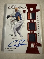 2025 Flawless Cam Smith Ruby Master craft Triple Patch/20 Auto Rookie Card