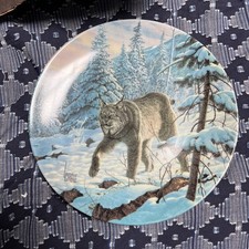 Knowles Great Cats Of The Americas Lee Cable Collector Plate The Lynx