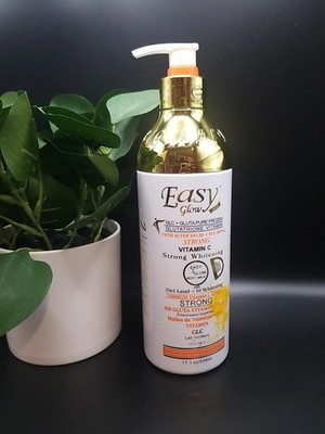 X 1 Easy Glow Glutathion, Vitamin C GLOW WHITENING body Milk. 538ml X 1. 