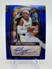 2025 WNBA Prizm ARIKE OGUNBOWALE Blue Signatures Auto /75 #SGAO