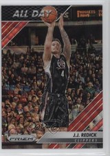 2016-17 Panini Prizm All Day Ruby Wave Prizm JJ Redick #4 5h9