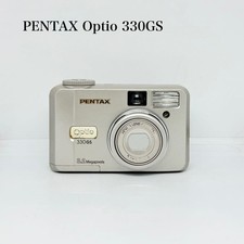  Working PENTAX Optio 330GS Gold Digital Camera CF Card Flip LCD JAPAN